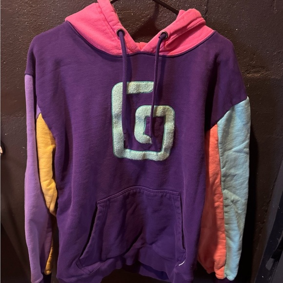 Men’s Karl Jacobs Colorful Hoodie Pullover Size XL - Picture 1 of 5